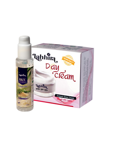 Lahhira Day Cream & Lahhira Rice Face Wash